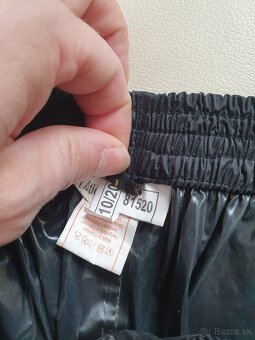 Modeka nohavice do dažďa – čierne, veľkosť L - 4