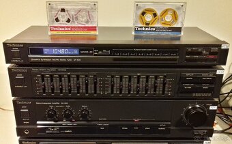 Zostava TECHNICS tuner, equalizer, zosilnovac, 2-deck = A03 - 4
