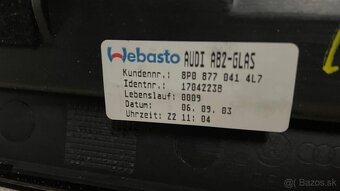 Audi A3 typ 8P strešné okno - 4