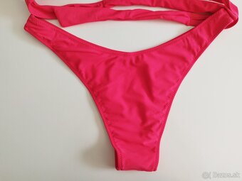 Dvojdielne plavky červené brazílky S-2XL - 4