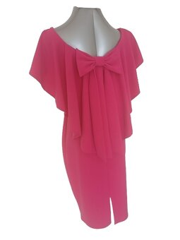 Elegantné ružové (fuksia) šaty - 4