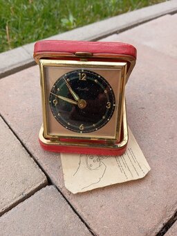 Starožitné cestovné budíky: Europa, Mauthe, Junghans. - 4