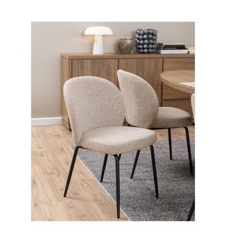 Béžové jedálenské stoličky - 4