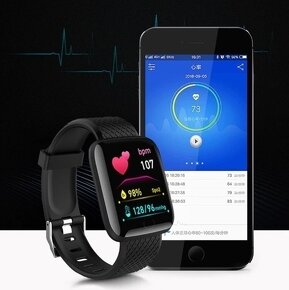 Fitness smart hodinky - čierne HALMCorp - 4