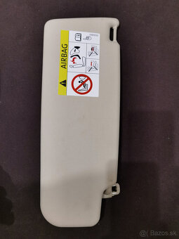 Slnečná clona Jetta/golf 7 lavá strana krémová 5c6857551 - 4