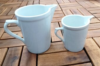 Vintage porcelánové lekárenské odmerky - 4