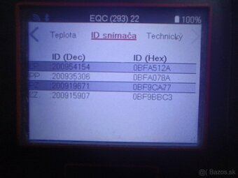 Snimace tlaku TPMS Mercedes-Benz - 4