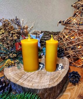 sviečky zo 100% včelieho vosku - 4