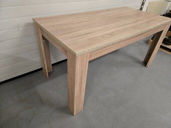 Pevný jedálenský moderny kuchynský stôl - 4