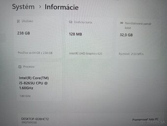 Lenovo thinkpad L590 ,Intel(R) Core™i5 , 32gb ram ,256gb ssd - 4