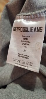 Retro Jeans tričko - 4