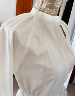 Biele košeľové šaty Missguided - 4