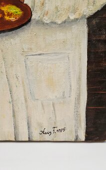 olej na plátne „ateliér“ 1975 - 4