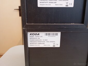 reproduktory KODA AV-707 V.2S,center V.2C - 4