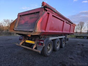 SKLÁPĚCÍ NÁVĚS SCHMITZ r.2002, nápravy SAF - 4