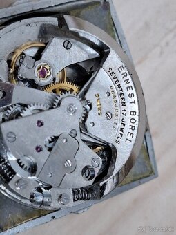 Predám funkčné náramkové hodinky ERNEST BOREL Automatic Swis - 4