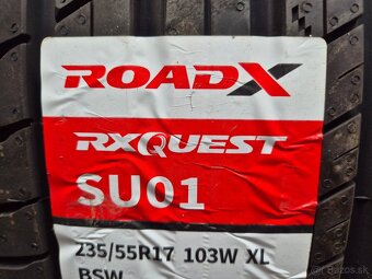235/55 r17 letné 4 ks ROADX - nejazdené, nepoužité - 4