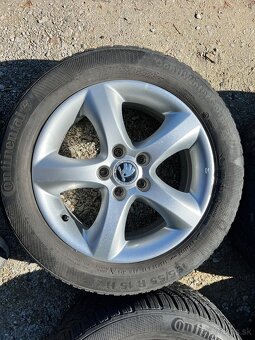 5x100 r15 6J ET43 original Fabia 2 195/55r15 zimne - 4