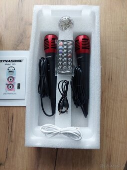 Karaoke Bluetooth Reproduktor DYNASONIC 3rd Generation - 4