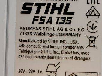 Stihl aku krovinorez fsa 135 rok 2025 - 4