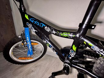 🚲 Detský bicykel Ghost Powerkid 16 – TOP stav + kolieska + - 4