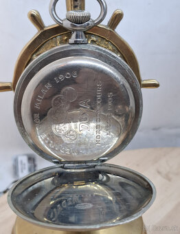 Predám veľké starožitné vreckové hodinky DOXA Antimagnetique - 4