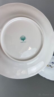 Porcelánová súprava pre 6 osôb husi, modrá linka - 4