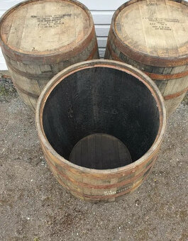 VELKÉ/MALÉ DŘEVĚNÉ DUBOVÉ SUDY NA DEŠŤOVOU VODU - 4