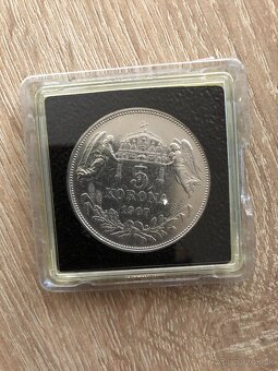 Uhorsko 5 koruny KB, Rakúsko 5 korony RU - 4