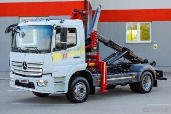 MERCEDES ATEGO HÁKOVÝ NOSIČ KONTAJNEROV HYDRAULICKÁ RUKA EU6 - 4