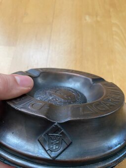 Svetová vojna vojenský popolník Danzinger Zigaretten - 4