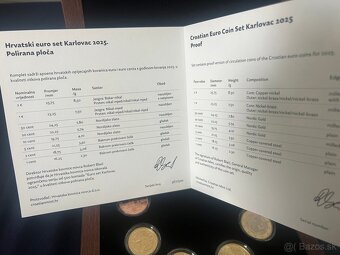 Sada Euro minci proof Chorvátsko 2025 Karlovac - 4