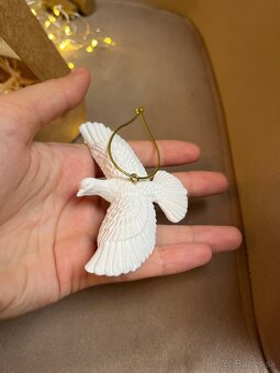 Hrdličky priateľstva ozdoba na stromček - 4