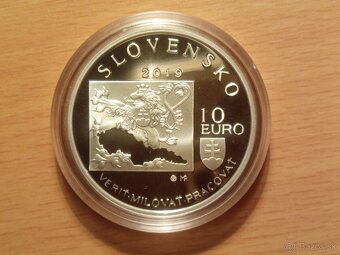 Milan Rastislav Štefánik 2019 PROOF – Investičné striebro - 4