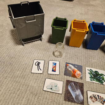 Sada mini smetiarskych košov Bruder - 4