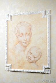 Nová samolepiaca freska CANDIS Donna Con Bambino A006 - 4