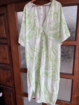 H&M zelené šaty č. XL - 4