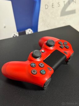 🎮 Červený ovládač DualShock 4 – ako nový – len 35 € - 4