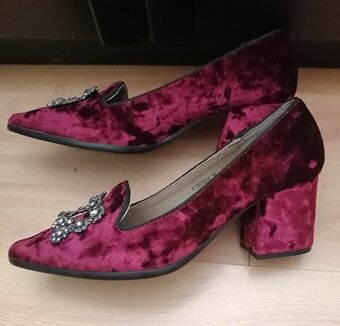 DÁMSKE ZAMATOVÉ LODIČKY veľ.38 - 4