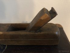 Drevený starožitný hoblík - 4