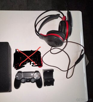 PlayStation 4 Slim 500GB +(slúchadla grátis) - 4