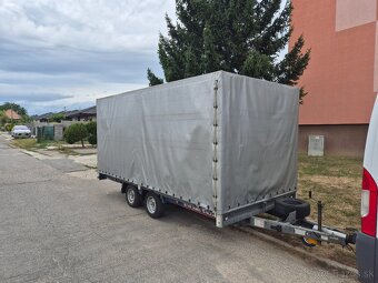 Brzdený plachtovy vozik 3.0t - 4