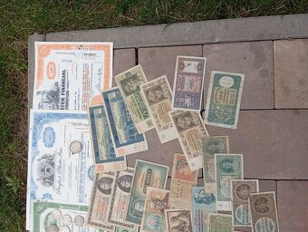 Veľká sada: bankovky,  Staré peniaze. - 4