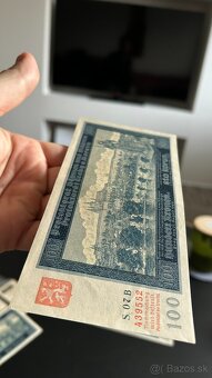 Bankovky Protektorát Neperforované aUnc/ XF - 4