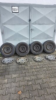 Plechove disky R15 4x98 Vranik 185/60 - 4