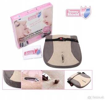 Tummy shield Podsedák pre tehotné ženy, adaptér do auta - 4