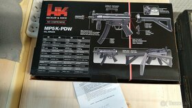 Predám vymením za T4E  vzduchovku H & K MP7 SD Kal. 4,5 mm - 4