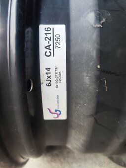 Sada = 5x100 = R14 = original ŠKODA = NOVÉ - 4