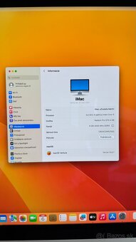 Predám iMac 27" 5K/I5 3.4GHZ/8GB RAM/1TB FusionDrive - 4
