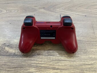Originál ovládač na PS3 Dualshock 3 Deep Red - 4